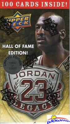 Michael Jordan Hall of Fame Box-100 Cards+1986 Fleer Rookie RP! Limited Edtion #