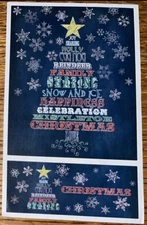 Mrs Grossmans 1 Sheet~Chalk Talk Holiday Christmas Tree Family Sharing Stickers