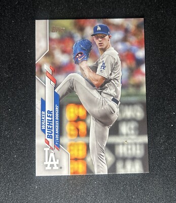   2020 Topps Series 2 Walker Buehler Advanced Stat 206/300 Dodgers #432 SP