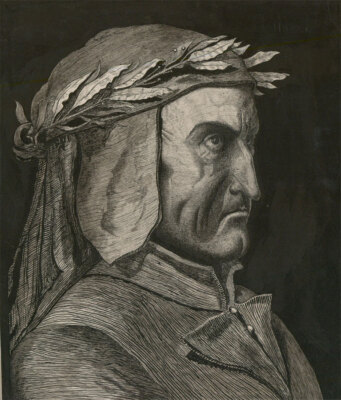 Lake after Gustave Doré - 1926 Radierung, Dante Alighieri