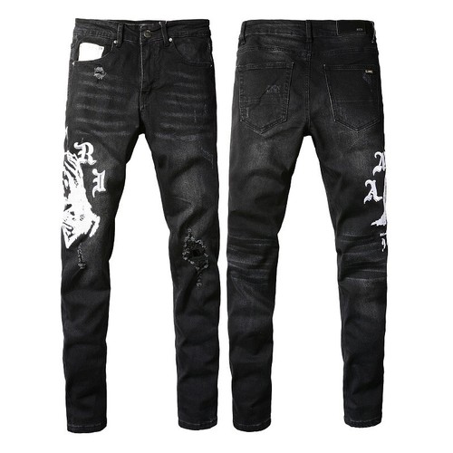 AMIRI Men's High-end Fashion Slim Denim Men Brand Hot Fit Pants Size (28-40) N16