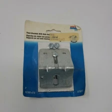 2 units of Track Brackets with nuts and bolts. NATIONAL brand. We ship quick.