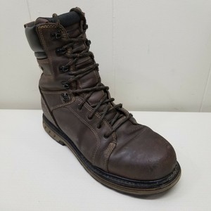 bota de trabalho de couro