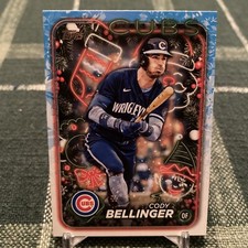 2024 Topps Holiday Cody Bellinger #H57 Chicago Cubs Baseball Card