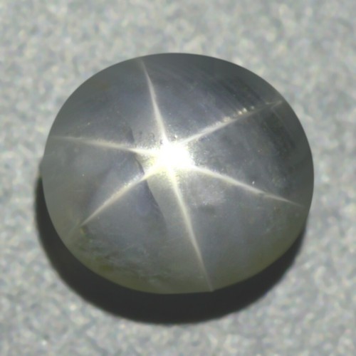 2.83 CT AMAZING 6 RAYS FLASHING UNHEATED STAR SAPPHIRE LOOSE GEMSTONE - Picture 2 of 4