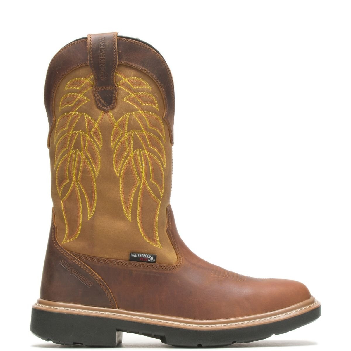 ウォグ Wolverine Z58111 Men's Gold Rancher Durashocks Wellington Work