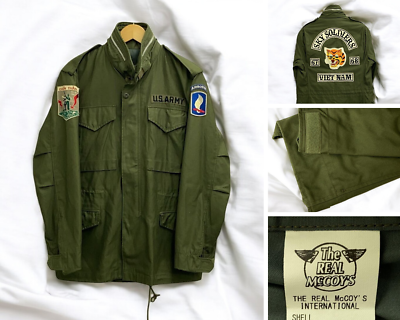 The Real McCoy's M-65 Military Jacket S Khaki Cotton Junction City