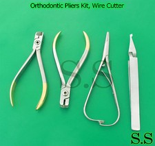 Orthodontic Pliers Kit, Wire Cutter,Distal End,Matheiu Ligature,Bracket DN-596