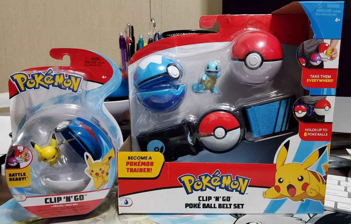 Pokémon - Poké Ball Clip N Go (vários modelos), POKEMON