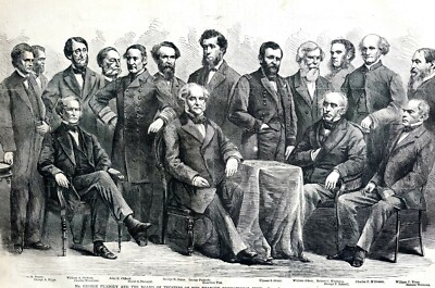 George Peabody Fund 1867 GRAHAM EVARTS EATON FISH GRANT WETMORE RIGGS Mat  Print | eBay