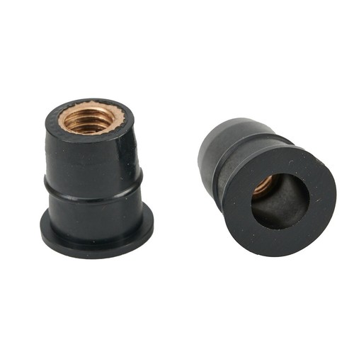 10 écrous néoprène M6 - Un must-have pour toute fixation de panneau moto et VTT - Photo 7/12