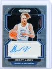 2022-23 Panini Prizm Draft Picks BRADY MANEK UNC AUTO Autograph RC Rookie