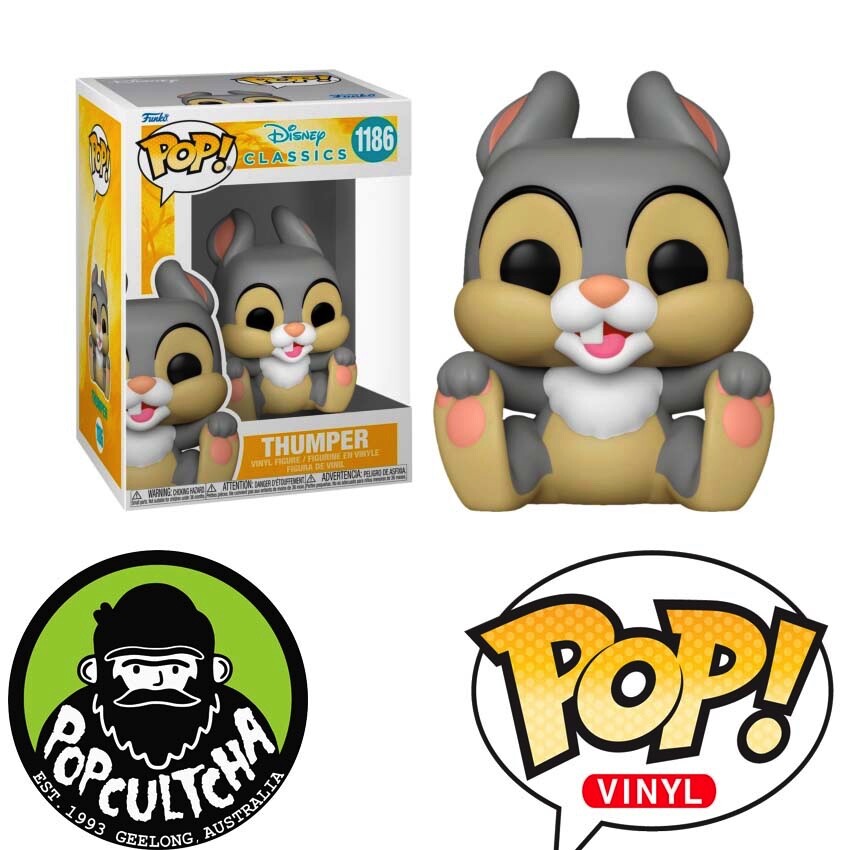 Disney Classics - Thumper Holding Feet Pop! Vinyl Figure &Quot;New&Quot;