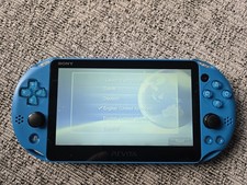 PlayStation Vita 2000 Slim Aqua Blue Excellent Condition With Memory Card USB