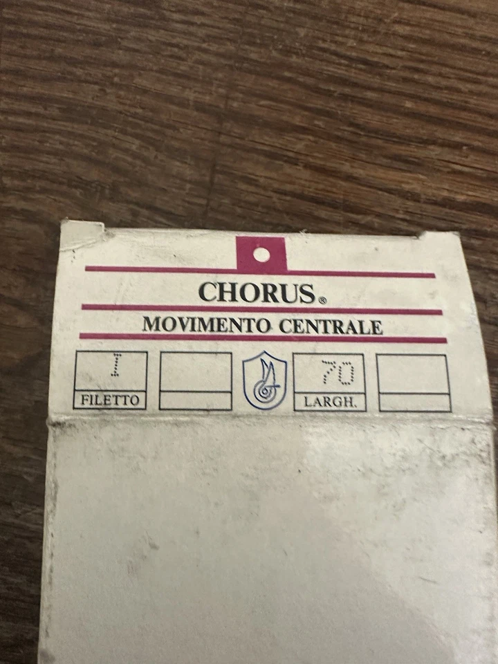 Vintage NOS NIB Campagnolo Chorus 70ss Bottom Bracket Italian Thread 111mm - Image 3 of 4