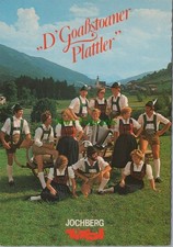Musik Postkarte - D'Goassstoaner Plattler, Jochberg, Tirol, Österreich RR14359