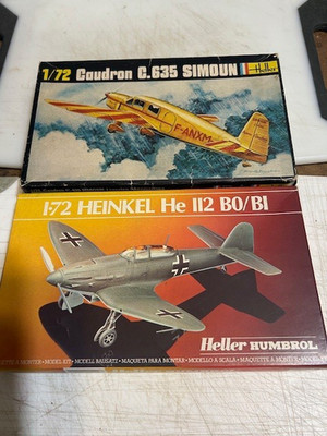 Lot of Two Rare Heller Kits..1/72...MINT