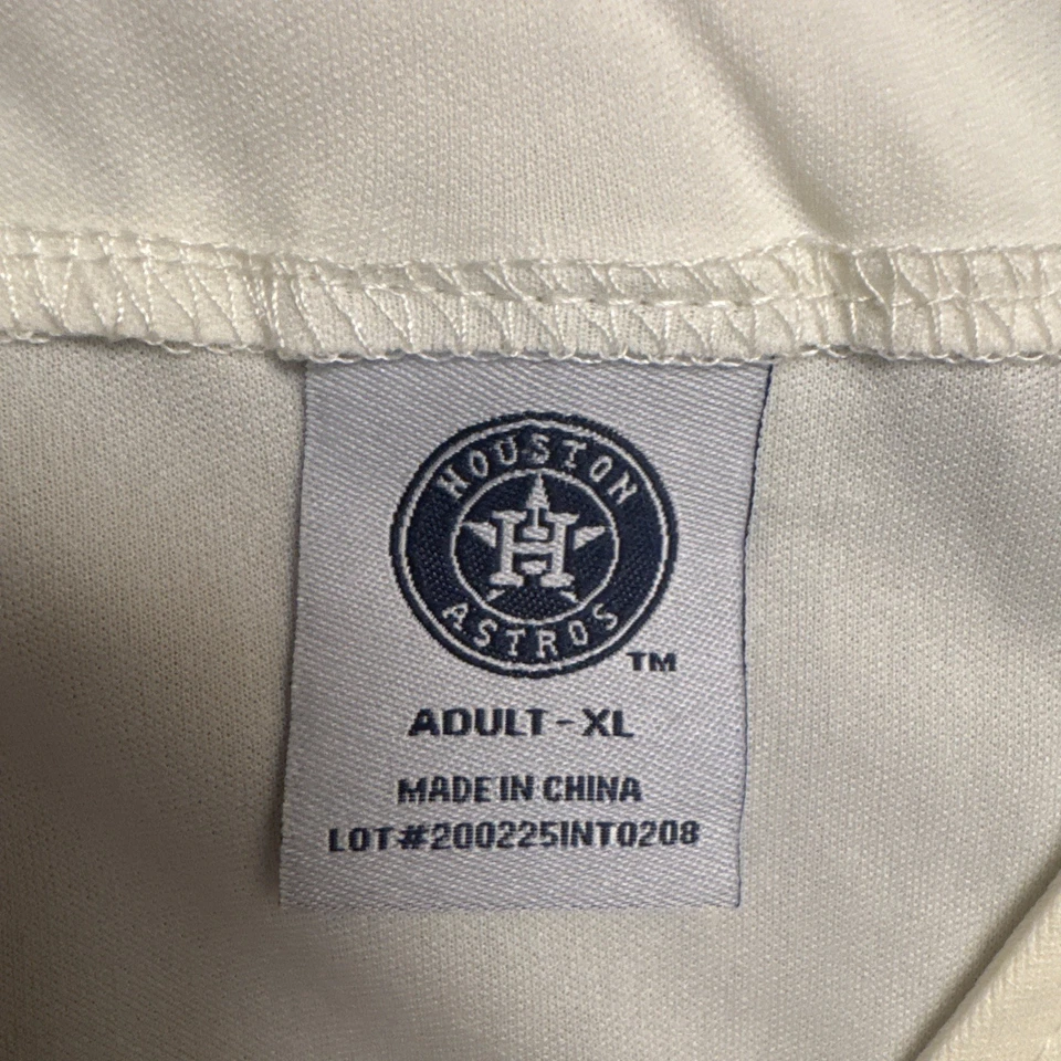 Jose Altuve Houston Astros 1965 Retro Shooting Star Replica Jersey SGA XL NEW! - Image 2 of 4