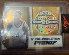 Leaf 2024 Metal Sports Heroes Jordan Hawkins CH-JH2 1/1 Pre-Production Proof Ba…