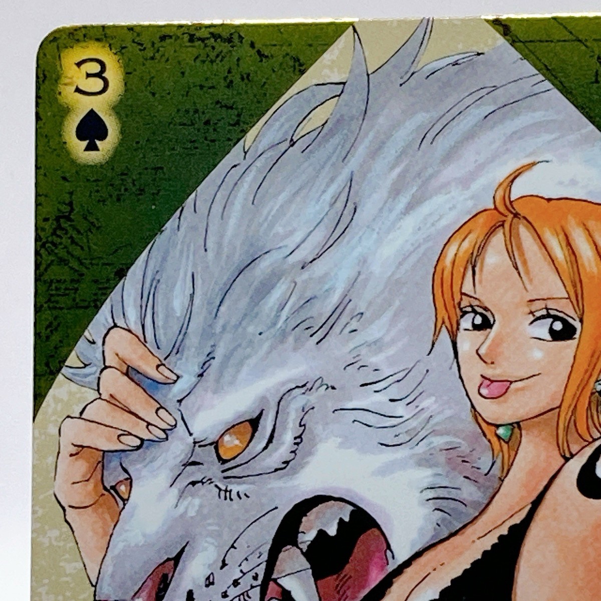 One Piece Golden Playing Card Nami Spades 3 Jump Festa 2024