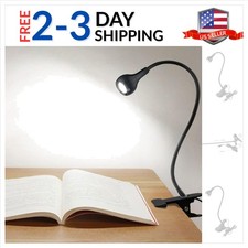 LED Desk Lamp with Clip On, 360Flexible Gooseneck and Clamp, Portable USB Pow...