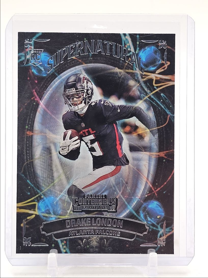 DRAKE LONDON 2022 CONTENDERS ROOKIE SUPERNATURAL FALCONS #SN-DLO RC Q6218