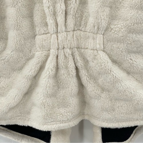 Lucy White Faux Fur Vest Size Medium Preppy Mob Wife Old Money - Picture 4 of 8