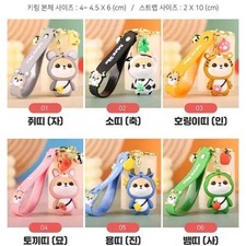 12 Zodiac Animal Keyring Mascot Keychain