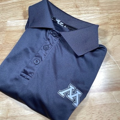 Men s Colosseum Minnesota Golden Gophers OHT Performance Polo Gray Small