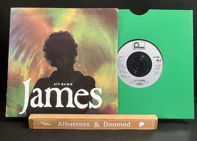 JAMES     Sit Down    A1/B1   UK 1991 1st PRESS    7'' 45 vinyl single    EX/EX