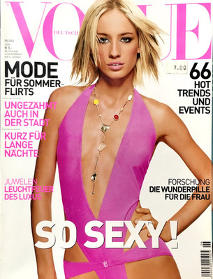 VOGUE Magazine Germany June 2002 NATASA VOJNOVIC Mini Anden MARISA BERENSON