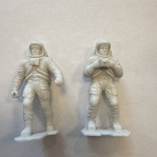 Marx Toys 2.5 inch Astronauts Figures White Moon Landing Figures Moundsville WV