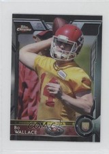 2015 Topps Chrome Mini Rookies Black Refractor 9/15 Bo Wallace #188 s6o
