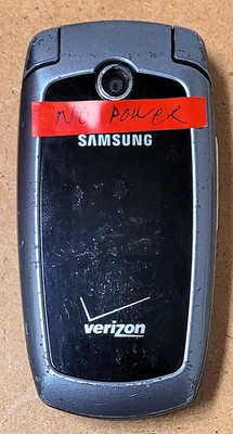 Samsung SCH-U410 - Gray and Black ( Verizon ) Cellular Flip Phone