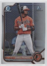 2022 Bowman Chrome Prospects Refractor 256/499 Darell Hernaiz #BCP-27 0m7x