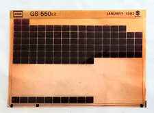 Suzuki GS550EZ Spare Parts List Microfiche (Jan 1982).