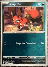 Pokemon Karte - Kleptifux 089/132 Reverse Holo - Deutsch - Top Zustand NM