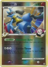 Pokémon TCG - Lucario GL - 8/111 - Reverse Holo - Rising Rivals [Moderate Play]