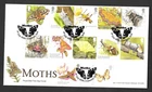 GB RM 2026 Moths Set & X2 Moths Stamps 2008 &2020 Double F.D.C York P/M Freepost
