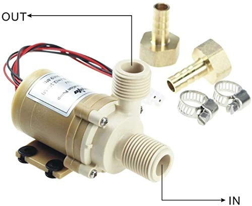  BYT-7A006 DC 12V Solar Hot Water Heater Circulation Pump Low Noise 3M 