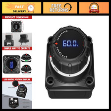 Upgrade Battery Disconnect Switch with Digital Voltage Display, DC 5-60V, Power
