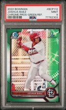 2022 Bowman Chrome Joshua Baez Green Refractor Rookie PSA 9 /99