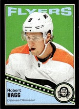 2019-20 O-Pee-Chee Retro Black Border Robert Hagg 082/100 Philadelphia Flyers