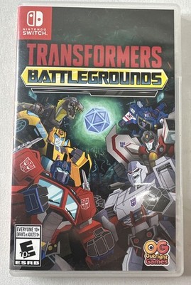 Transformers Battlegrounds (Nintendo Switch 2020) PHYSICAL GAME DELISTED TITLE