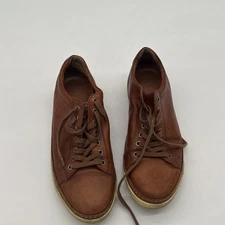 Allen Edmonds Port Washington 2664 Sneaker Men's 8.5D Brown Leather Lace Up Shoe