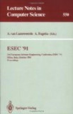 ESEC '91: 3rd European Software Engineering Conference, ESEC '91, Milan, Italy, 