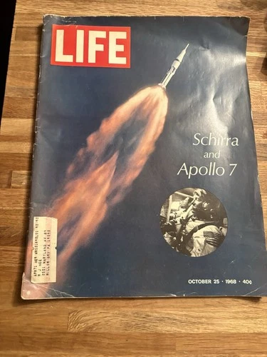 Life Magazine October 25, 1968 Schirra and Apollo 7 space NASA