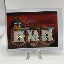 2010 Topps Triple Threads Nolan Ryan Express Red Relic Patch /36 Astros HOF