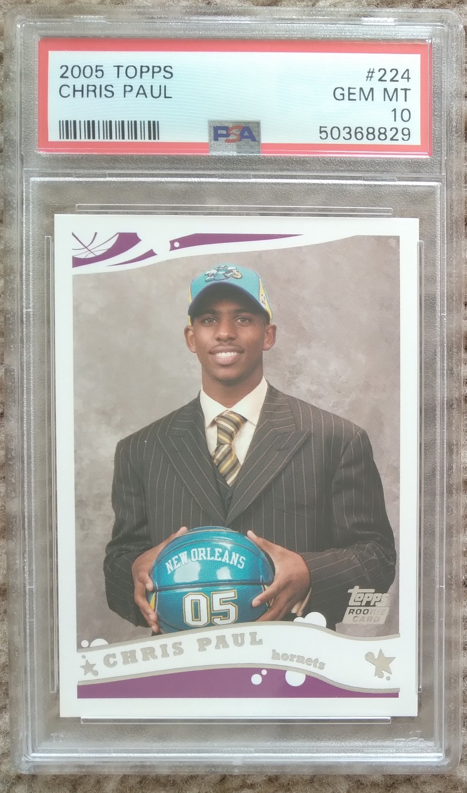 2005 Topps #224 Chris Paul RC PSA 10 Hornets