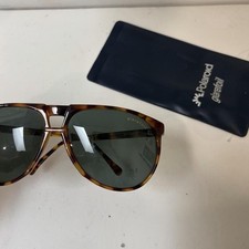 Vintage Polaroid Glarefoil Pilot Sunglasses tortoise Brown
